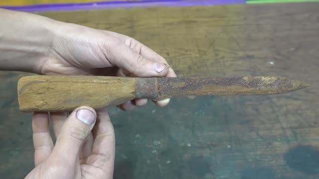 Реставрация Старого Ржавого Самодельного НОЖА смотреть онлайн