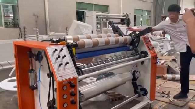 XHD-500 Semi-automatic  Pe Stretch Film Slitting Rewinding Machine
