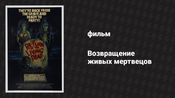 Возвращение живых мертвецов (фильм, 1984)