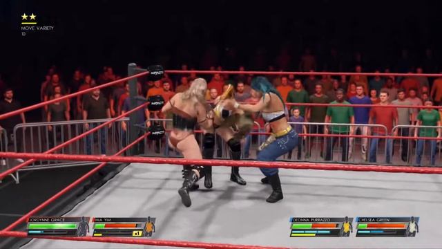 VXT DEONNA PURRAZZO & CHELSEA GREEN vs MIA YIM & JORDYNNE GRACE IMPACT WRESTLING WWE 2K22 смотреть онлайн