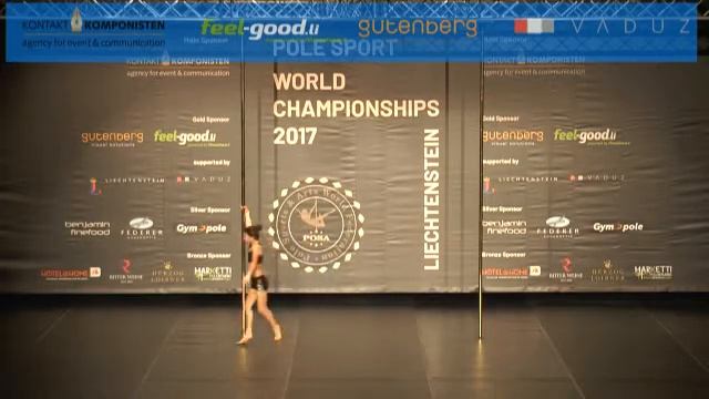 Flavie Gabillaud (FRA), Ind Junior A, Semifinals, POSA- Pole Sport World Championship 2017 смотреть онлайн