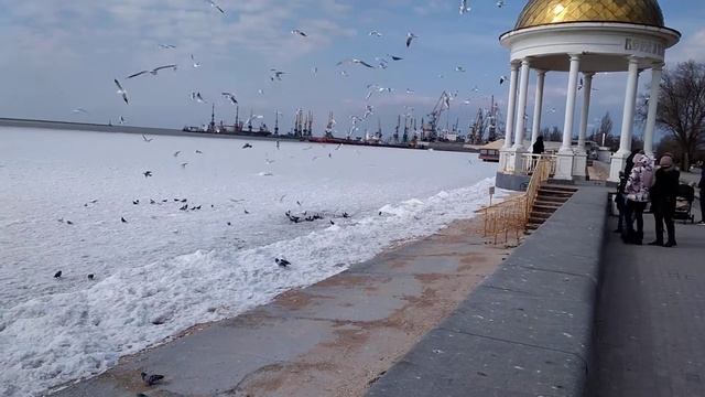 Бердянск зимой. смотреть онлайн