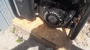 причина плохого запуска генератора на газе из трубы