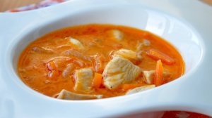 🍲 Гуляш из  куриной грудки в томатном соусе - рецепт вкусного ужина на каждый день