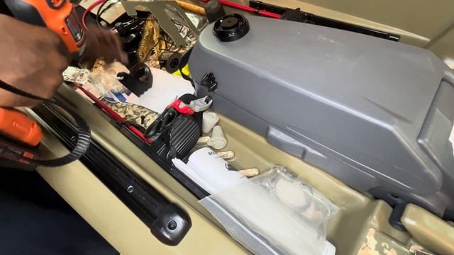 Installing a Garmin Striker Vivid 7SV on a Jonny Boat Bass100 Pt1. смотреть онлайн