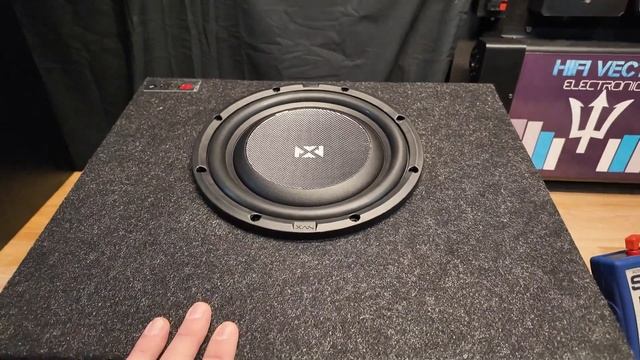 NVX shallow mount subwoofer SMW10D4 10" car audio sub смотреть онлайн