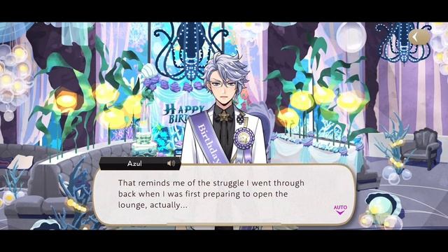 Disney Twisted Wonderland Birthday Suit Up Azul Personal Story смотреть онлайн