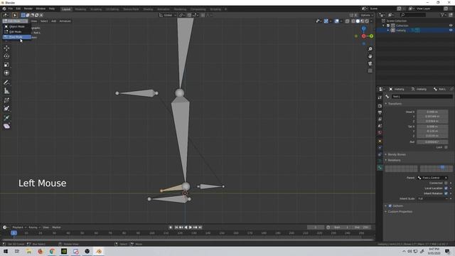 How to Rig a Leg and Foot in Blender Tutorial [Eng] смотреть онлайн