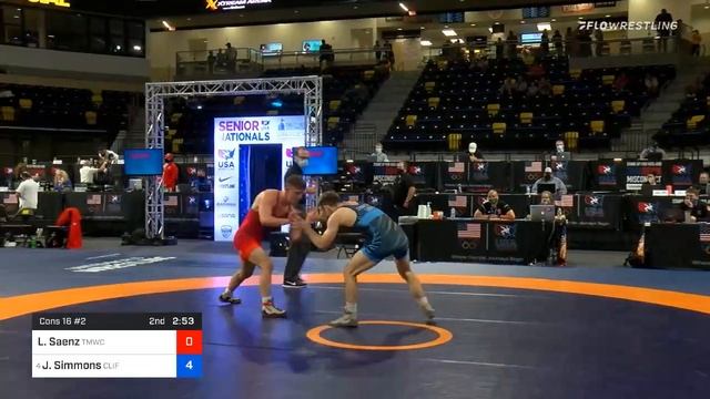 65 Kg Consolation Lawrence Saenz TMWC Valley RTC Vs John Simmons Cliff Keen Wrestling Club RTC смотреть онлайн
