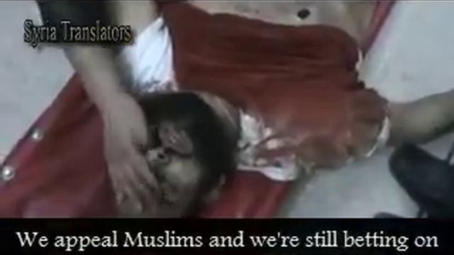 Abu Bakir Al-Rifaei was killed by Al-Assad in Baba Amr-Homs-Syria 25.02.2012.mp4 смотреть онлайн