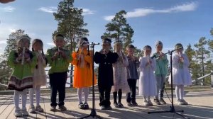 Ансамбль 1 класса Русская народная мелодия Во поле берёзка стояла