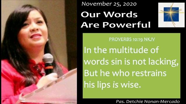 Our Words Are Powerful - MIDDAY REFRESHMENT FROM GOD'S WORD - 20201125 смотреть онлайн