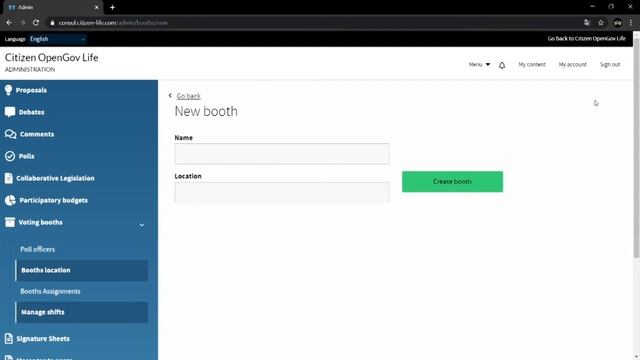 ¿How to use the "Administration Voting Booths and Signature Sheets" section in CONSUL? смотреть онлайн