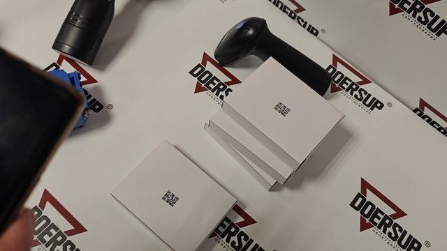 Маркиратор Doersup 12.7 работа со сканером штрих-кода (Qr-cod) смотреть онлайн