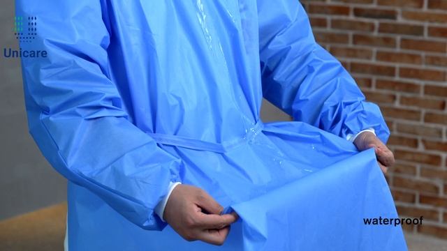 Waterproof PP+PE Isolation Gown смотреть онлайн