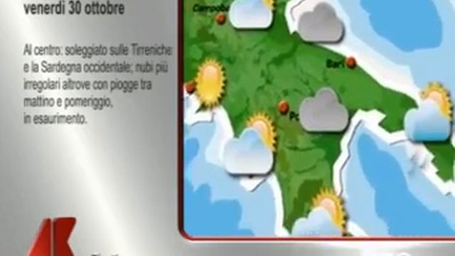 Il Meteo del 30 Ottobre 2015 смотреть онлайн