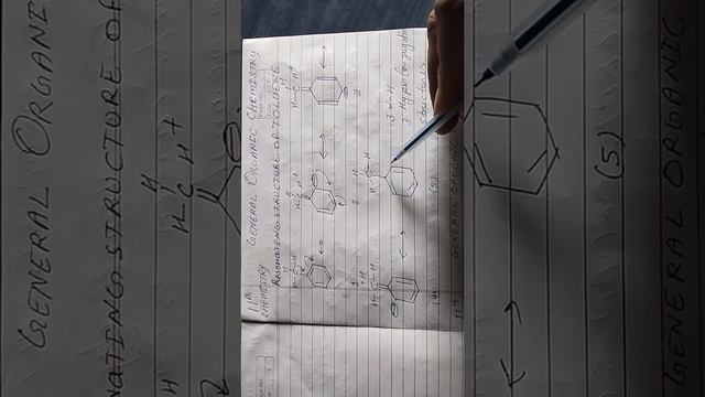 11th class organic Chemistry GOC resonating structures of toluene #viral #subscribe #trending #shor смотреть онлайн