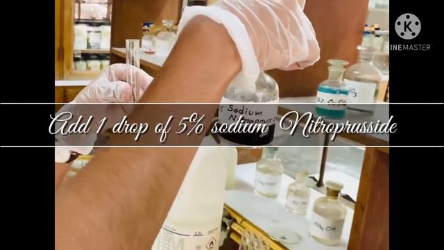 Ketone functional group test | Acetone test with sodium nitroprusside смотреть онлайн
