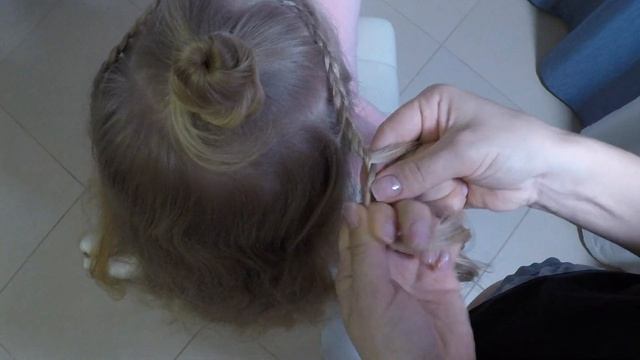 Детская прическа на длинные волосы своими руками Прически на каждый день смотреть онлайн