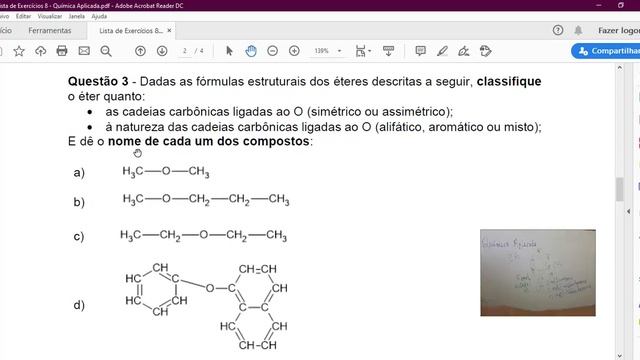 Farmácia - Química Aplicada - Funções Orgânicas Oxigenadas: Lista de Exercícios смотреть онлайн