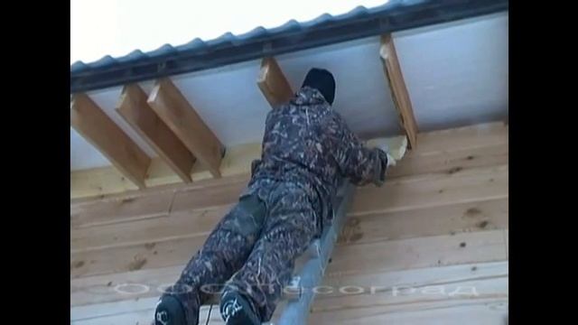 Устраняем мостик холода между стропилами и мауэрлатом. смотреть онлайн