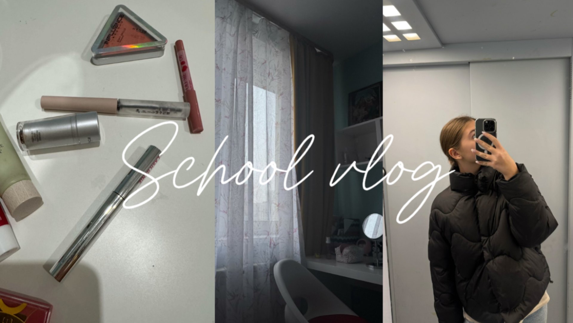 Школьный влог🏫🎓🤍 смотреть онлайн