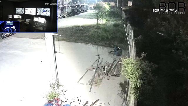 Furto sventato presso azienda di trasporti a Dragoni (CE) - Sistema BOR Security смотреть онлайн
