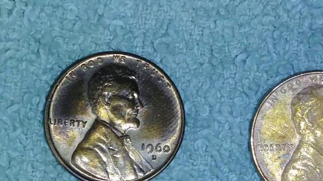 1971 s Lincoln cent. And 1960 d Lincoln cent. смотреть онлайн