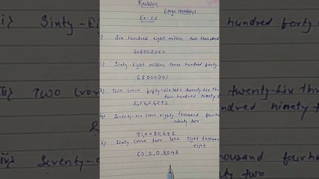 Class 5 #large numbers смотреть онлайн