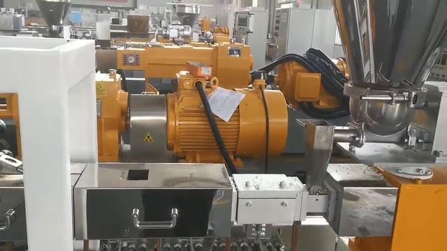 Twin Screw extruder for TPV(PP+EPDM) casting film #21003 смотреть онлайн