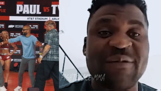 «Отшлепаю Джейка когда увижу!» Френсис Нганну о бое Майк Тайсон - Джейк Пол | FightSpaceMMA смотреть онлайн