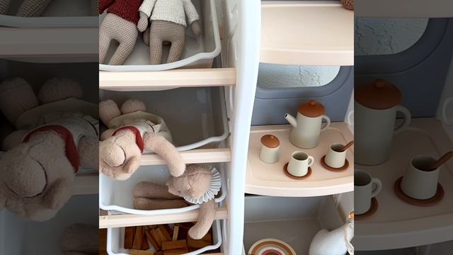 Стеллаж для игрушек  IFAM DesignToy-4, бежевый IF-047-DO4-B