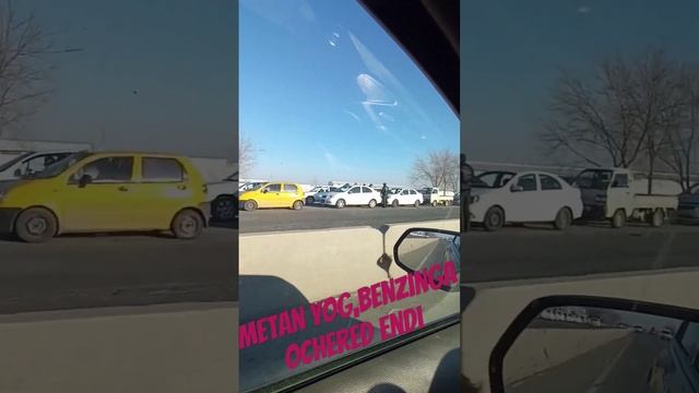 METAN QOLIB BENZINGA OCHERED, очередь на бензин в Узбекистане смотреть онлайн