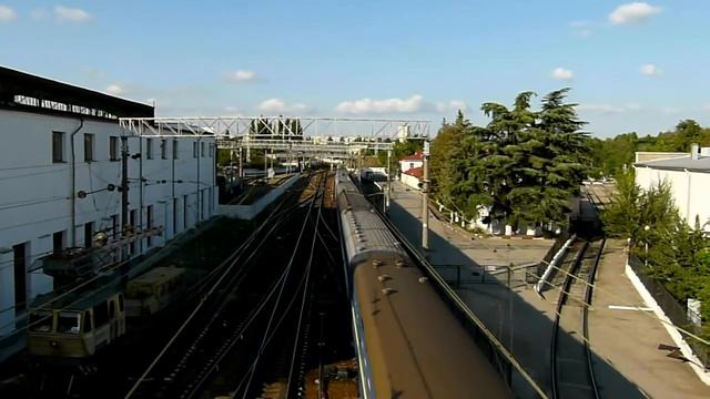 Trains of Ukraine #05 магистральный пасс. электровоз ЧС7-188 [HD] смотреть онлайн