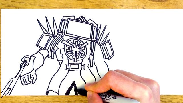 Drawing 📺 UPGRADED TITAN TV MAN 🆚 MAGNETIZER ASTRO TOILET 🚽: Skibidi Toilet 70 смотреть онлайн