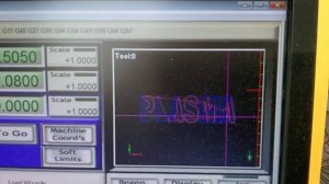 Run frome here. Set next line. Mach3