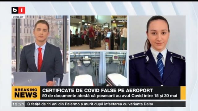 CERTIFICATE DE COVID FALSE PE AEROPORT_Stiri B1_30 iulie 2021 смотреть онлайн