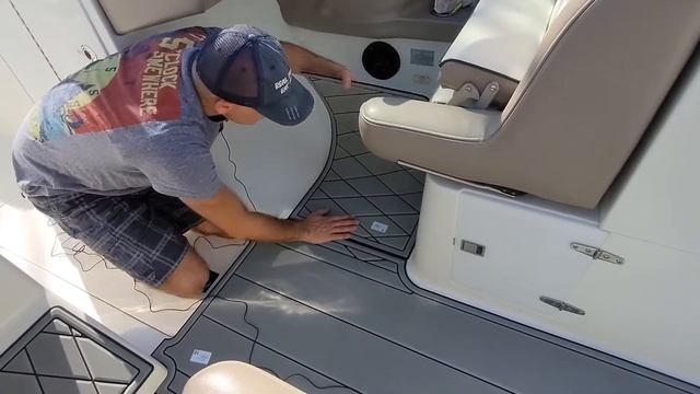 Aqua Marine Deck Installation - Part 2 - Similar to Seadek and Marinemat @aquamarinedeck5629 смотреть онлайн