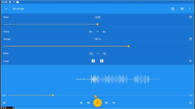 MUSIC SPEED CHANGER - CALCULA Y CAMBIA EL TEMPO DE UNA INSTRUMENTAL EN ANDROID. смотреть онлайн