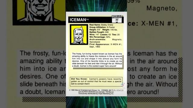 Iceman, Marvel 1990s #iceman #xmen #mcu #marvel #marvelstudios #marveluniverse #stanlee #comics смотреть онлайн