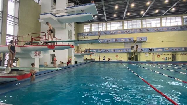 18 февраля 2024. Прыжки в воду. Олимпийская деревня. Flydiving смотреть онлайн