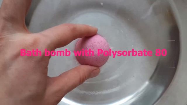 Bath Bomb With Polysorbate 80 Vs Bath Bomb Without Polysorbate 80