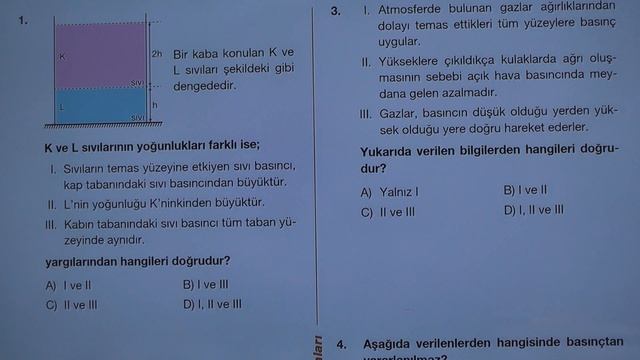 8.Sınıf Fen Bilimleri Basınç Soru Çözümü 2 смотреть онлайн