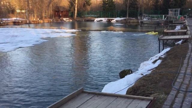 Обстановка с открытой водой в РК Фишка Липки. 09.04.21. смотреть онлайн