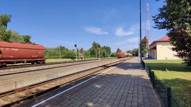Diesel Locomotive Train ( Siemens ER20 CF ) Latvia - Lithuania . Traukinys ( Slow Mode and Normal ) смотреть онлайн