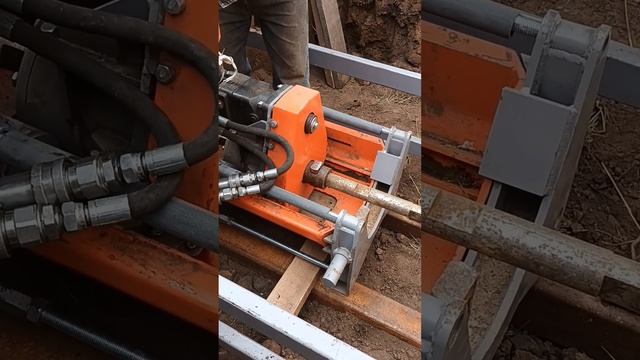 Прокол под дорогой ! Протяжка трубы в дом под воду. Пригодится !! смотреть онлайн