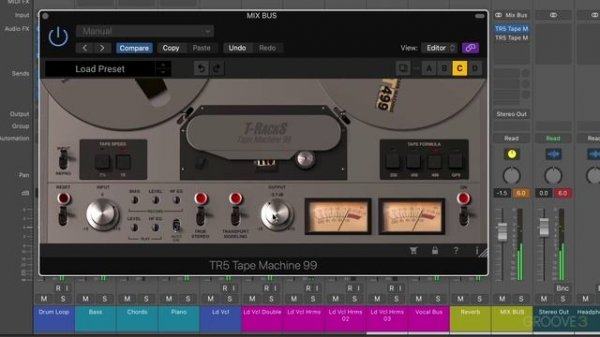T-RackS Tape Machine Изучение.