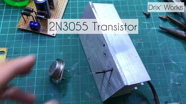 DIY: 8V Regulated Power Supply | LM7808 Voltage Regulator | 2N3055 Transistor
