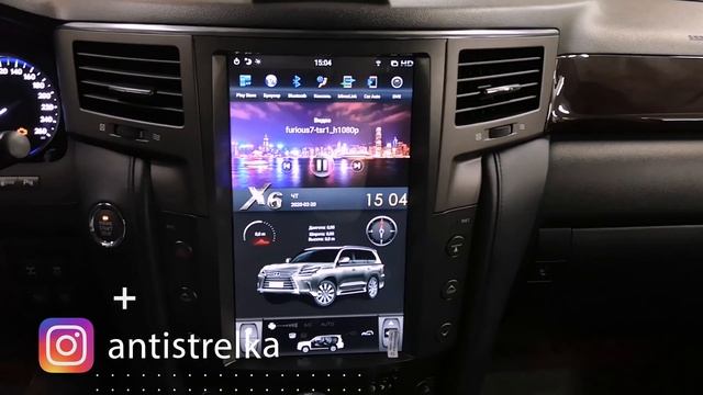 Tesla Carmedia ZF-1819 Lexus LX 570 - Обзор и установка. смотреть онлайн