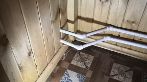 Прокладка полипропиленовых труб через парную.